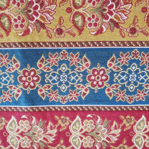 Pierre Deux French Country Woven Tapestry Design Table Runner - New - Picture 4 of 8